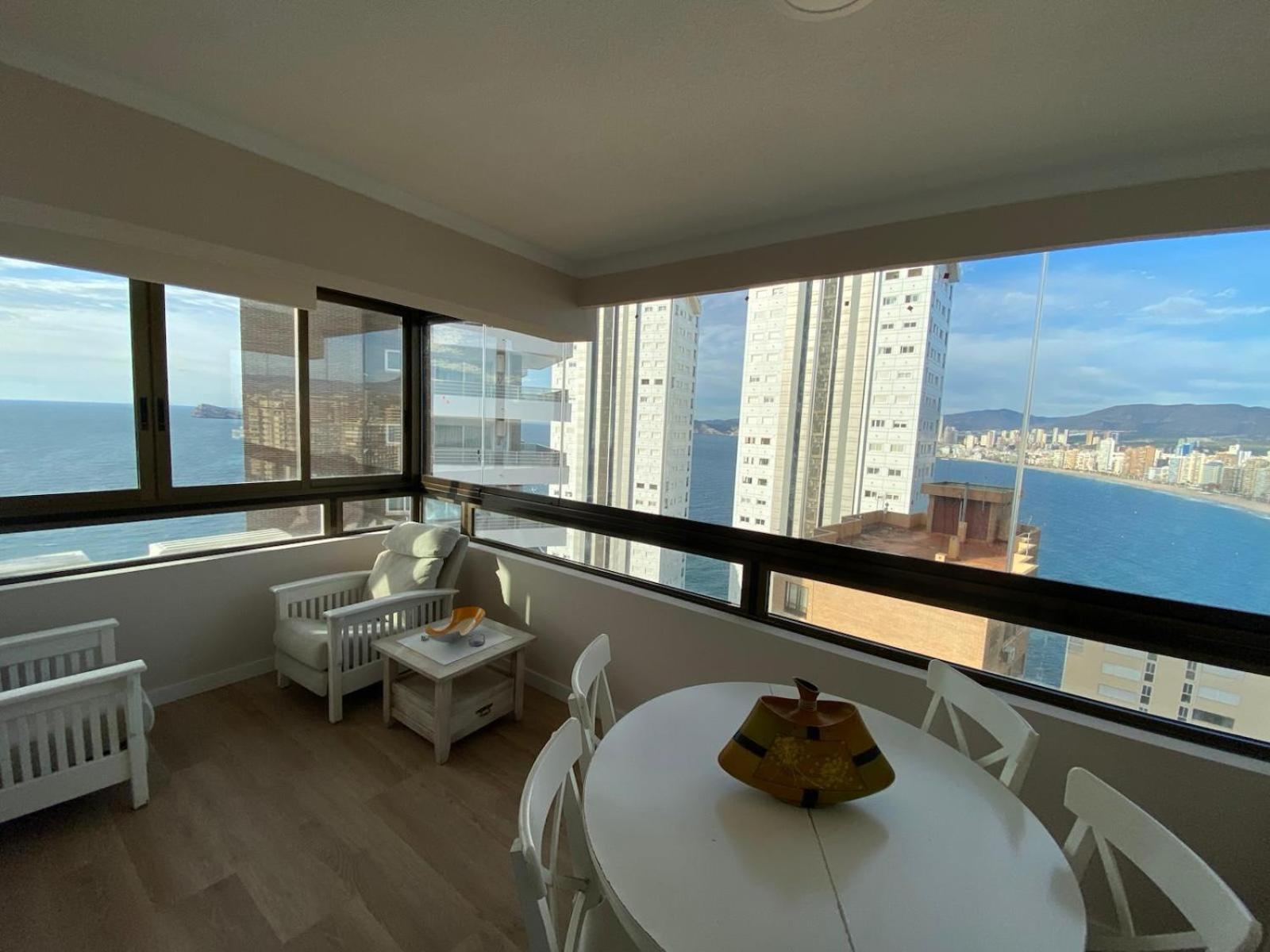 Amazing Panoramic View Trinisol 2 Apartment Benidorm Exterior photo